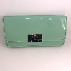 Banana Republic mint purse/clutch  